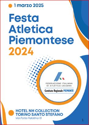 Fidal Piemonte e la Festa dell’Atletica 2024